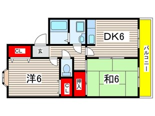 ディア小菊の物件間取画像